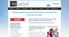 Desktop Screenshot of gatewaylasercenter.com